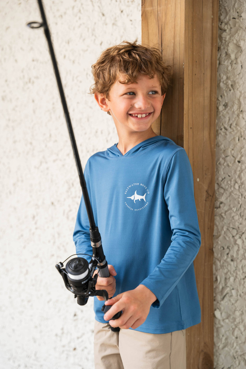 Tuna Boys Performance Hoodie Blue