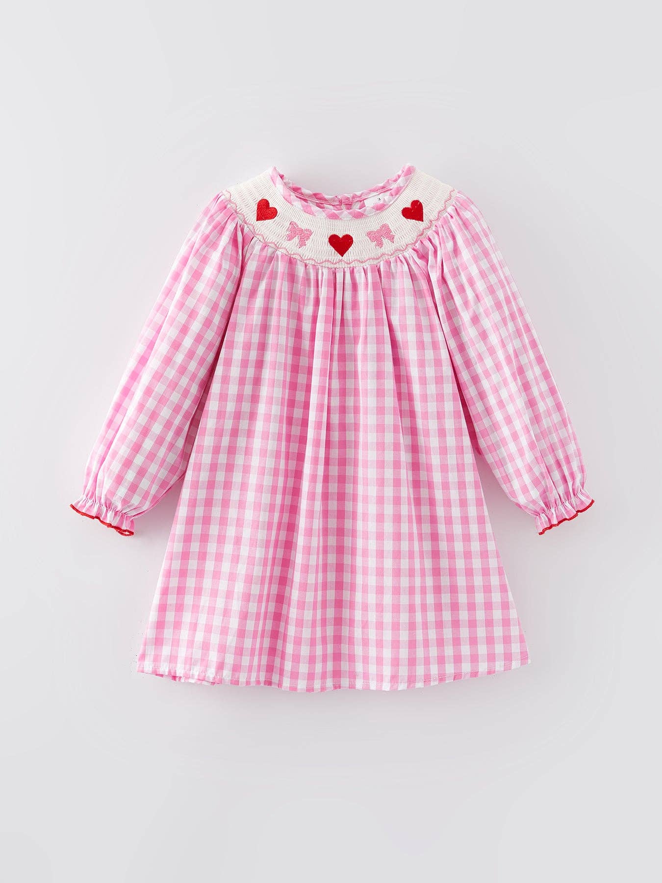 Valentine's Day Bow Pink Dress