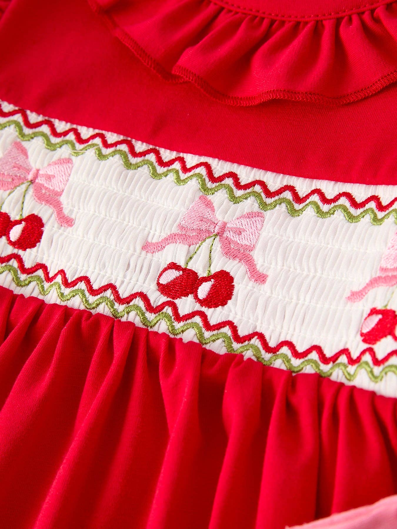 Red Cherry Bow Dress