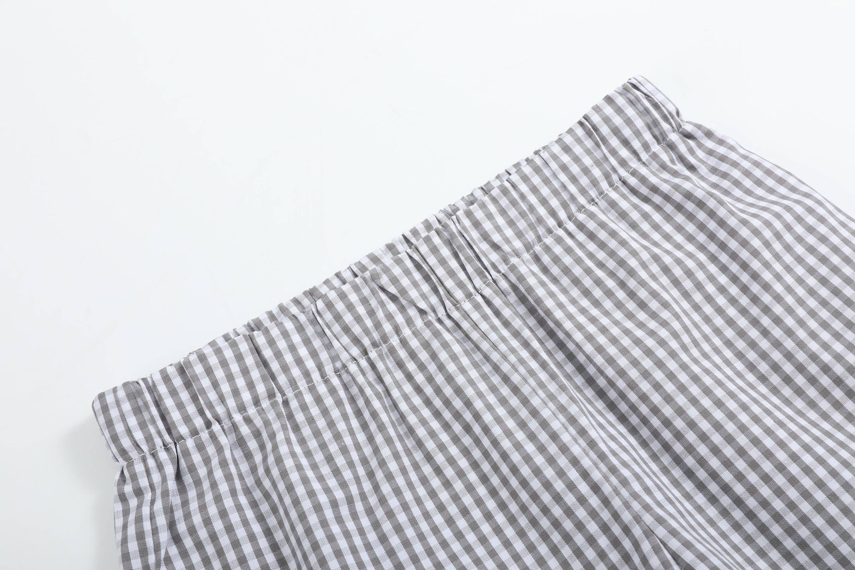 Blue Tractor Smocked Set