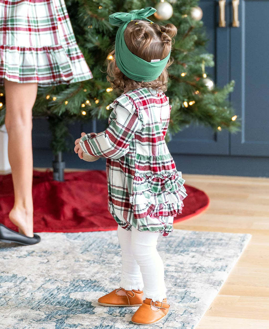 Girls White Footless Ruffle Tights