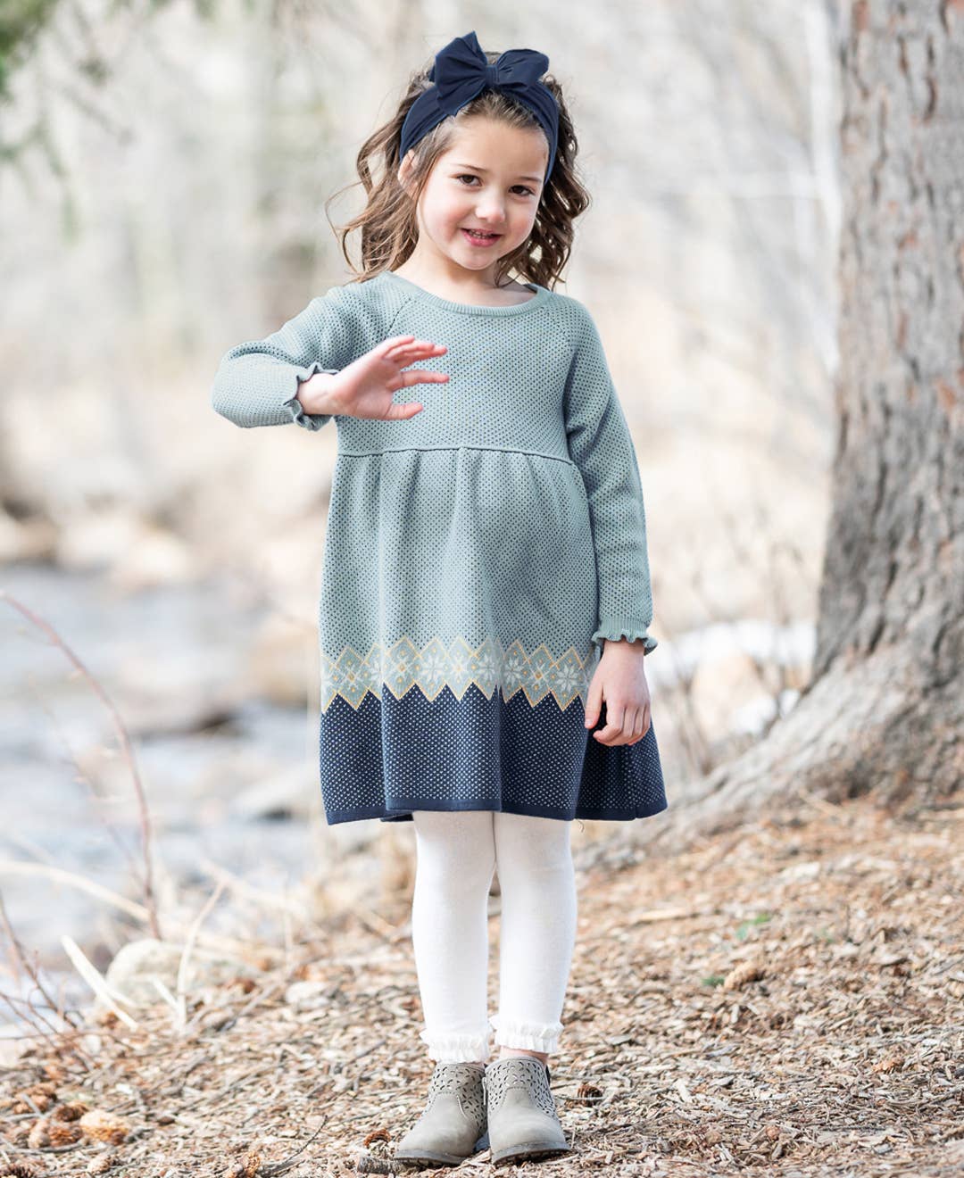 Girls White Footless Ruffle Tights