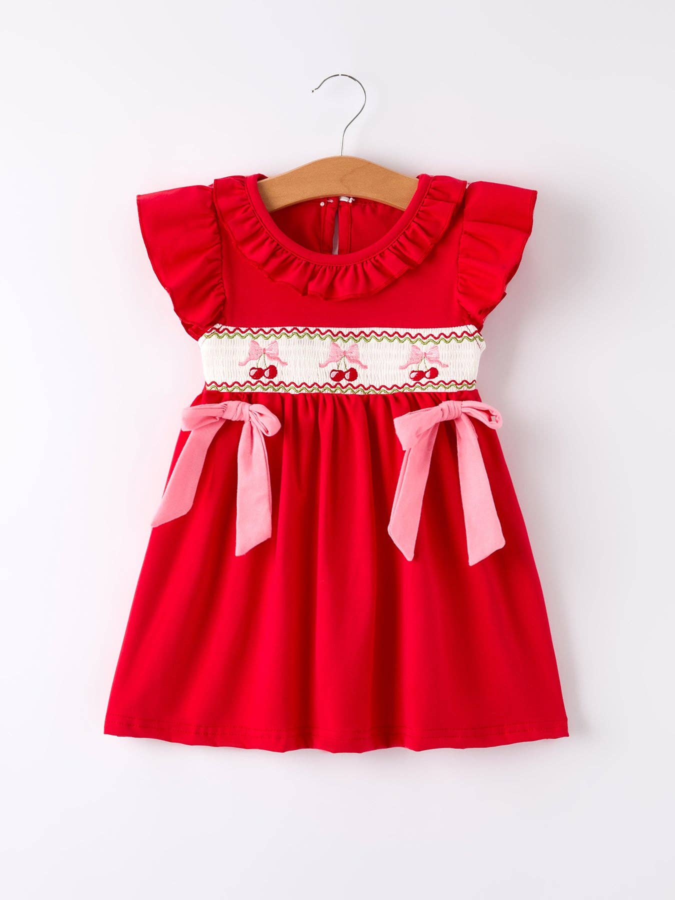 Red Cherry Bow Dress