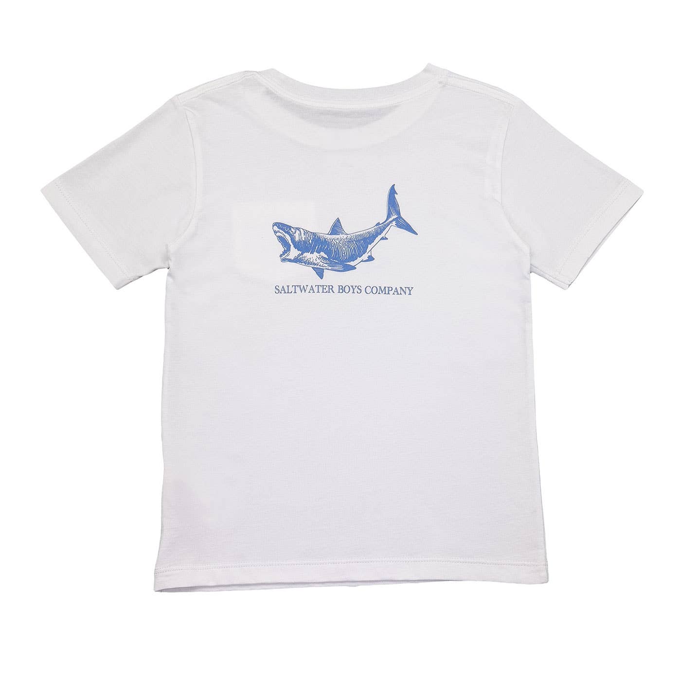 Boys Great White SS Graphic Tee- White