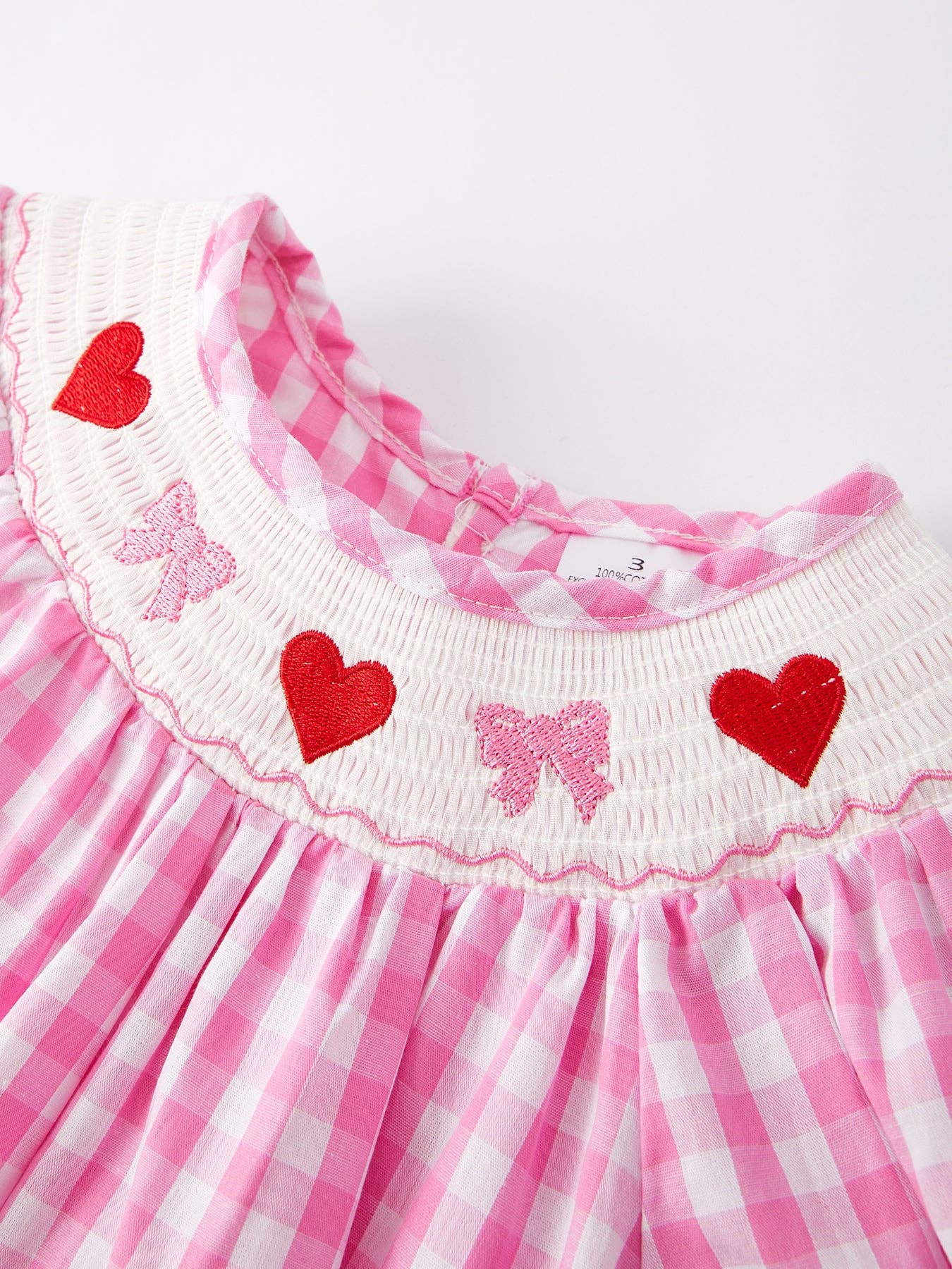 Valentine's Day Bow Pink Dress