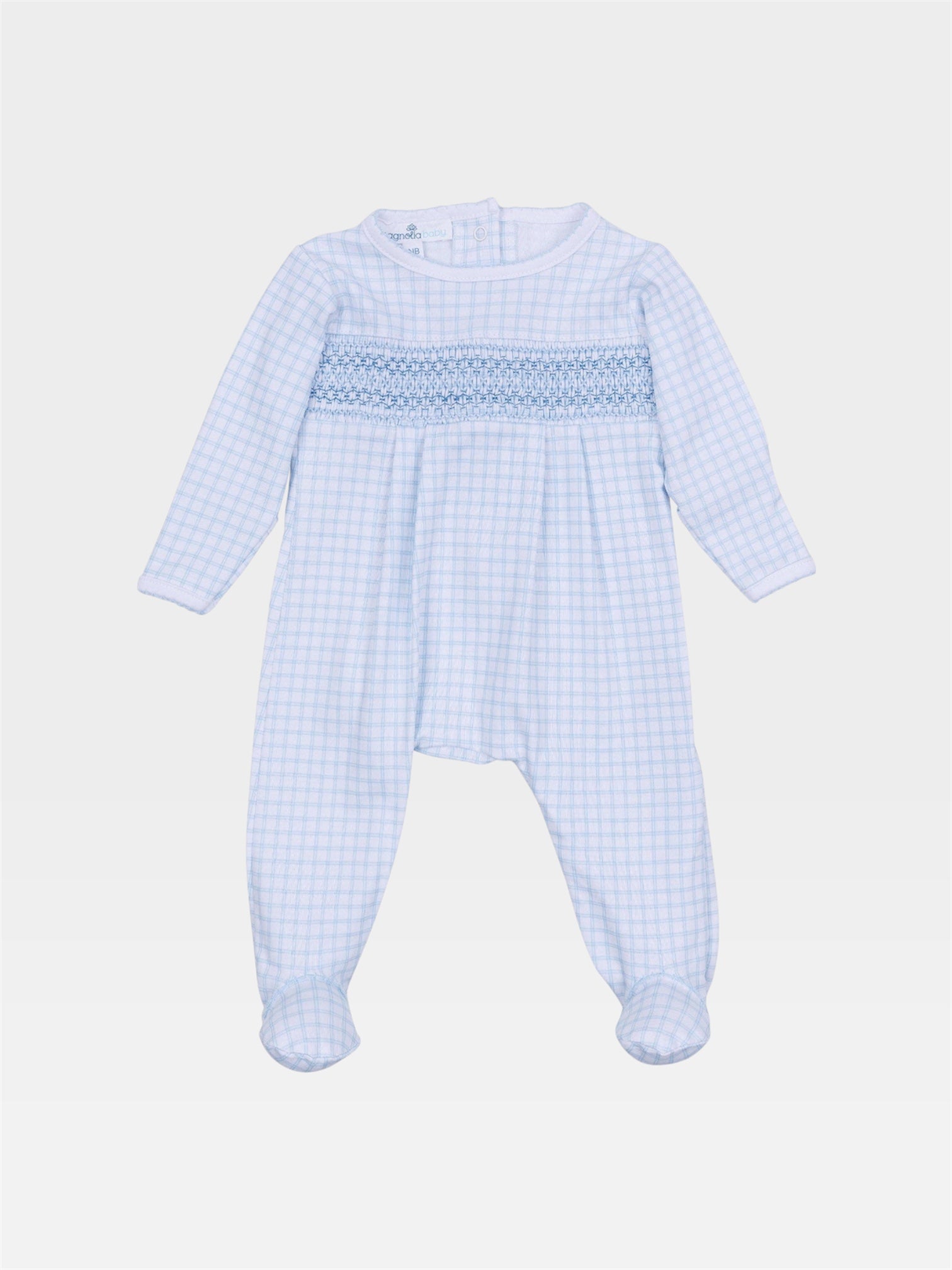 Peek-A-Boo Wishes Smocked Footie