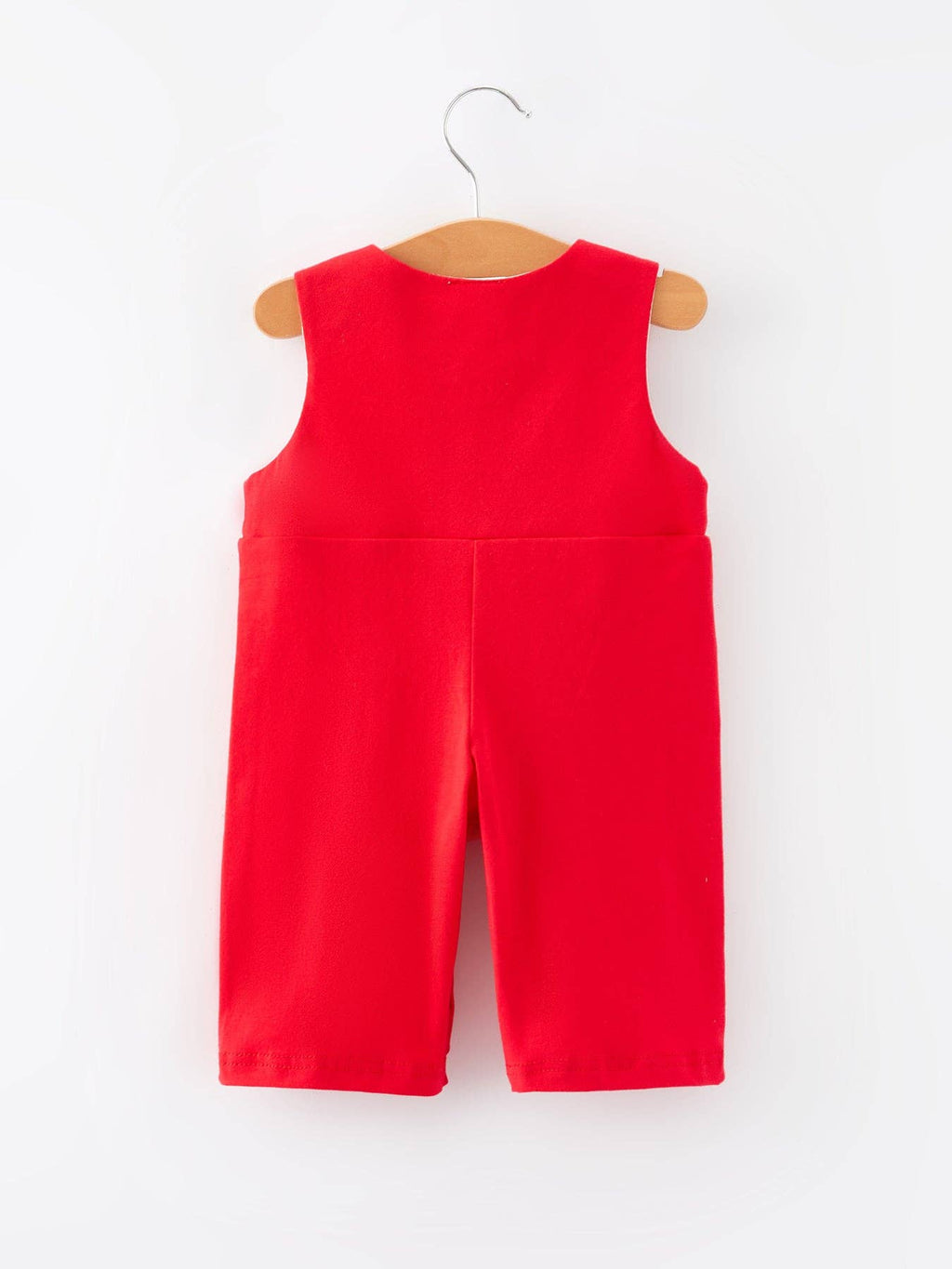 Valentine's Day Dog Smocking Boys Romper