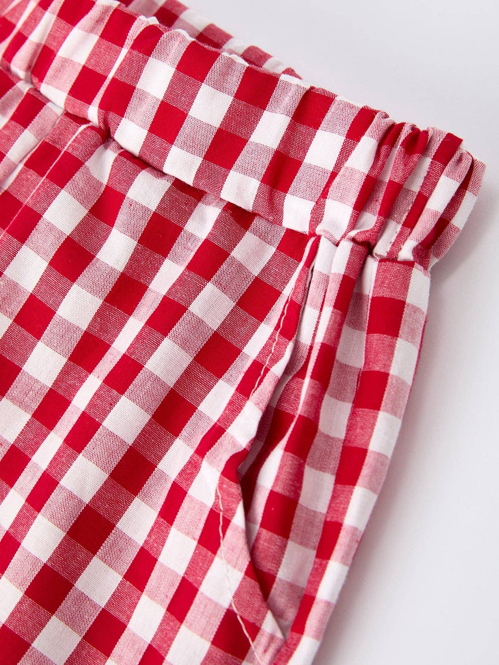 Blue Baseball Dog Plaid Set