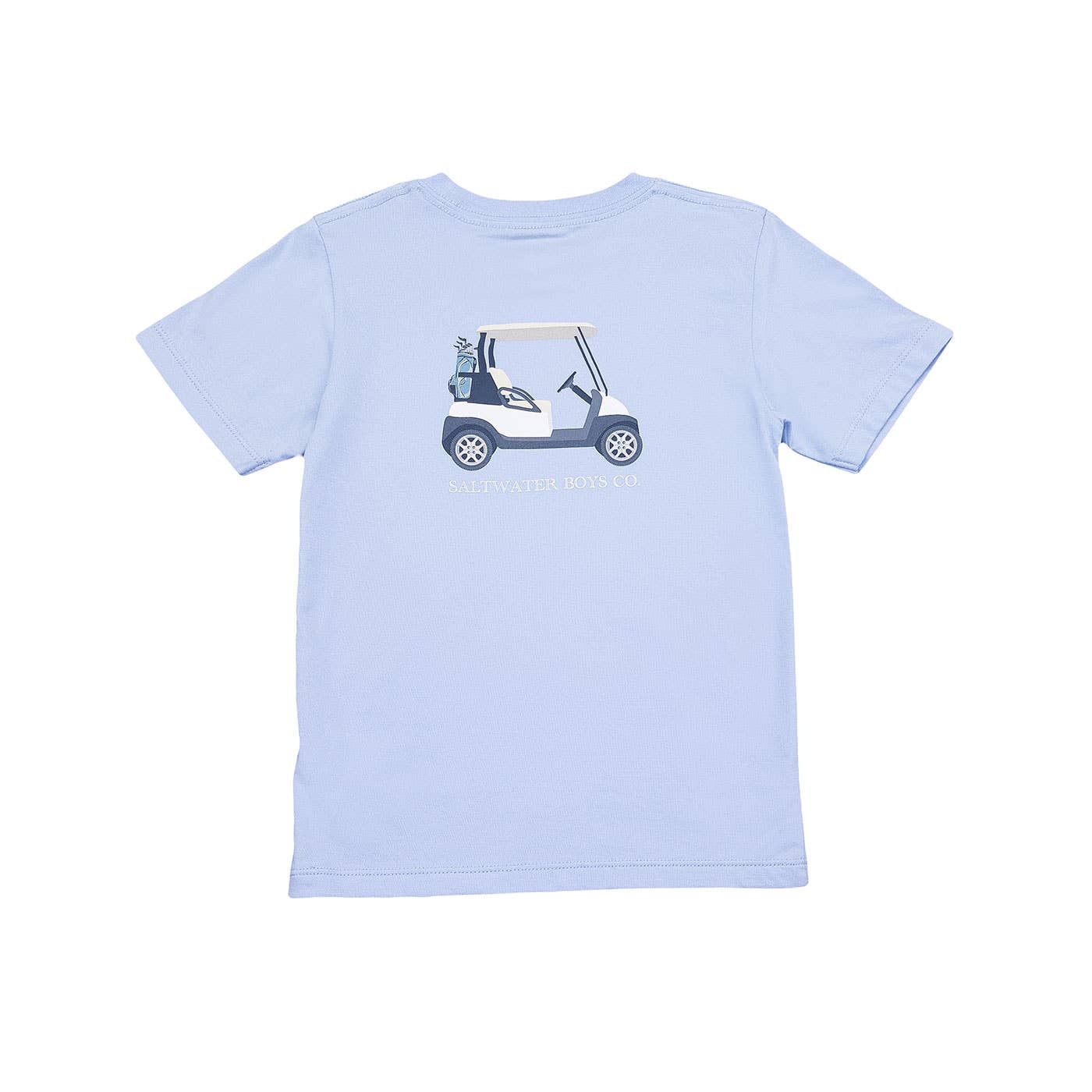 Boys Golf Cart SS Graphic Tee- Blue