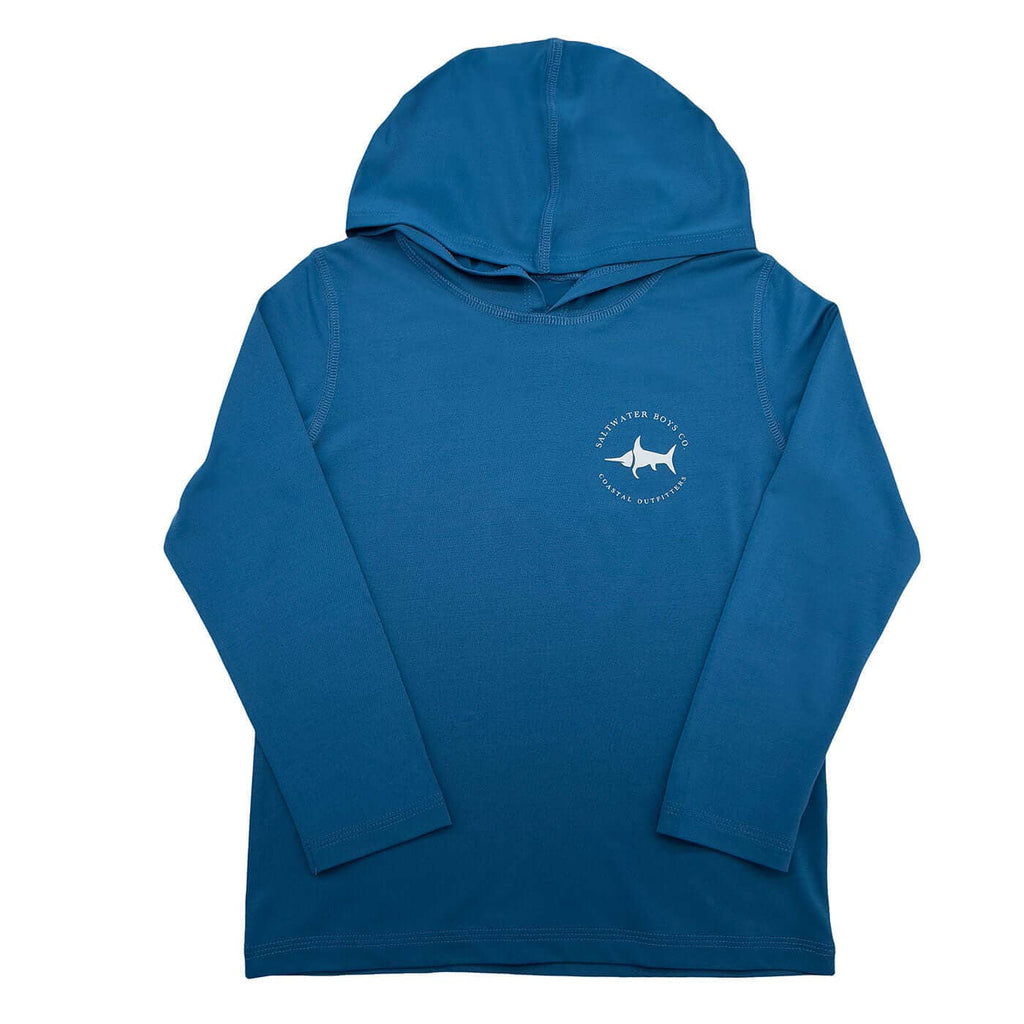 Tuna Boys Performance Hoodie Blue